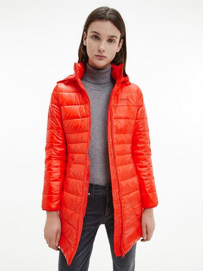 Calvin Klein Ruhák HU233234 | Calvin Klein Packable Lightweight Down Női Puffer Kabát Rózsaszín